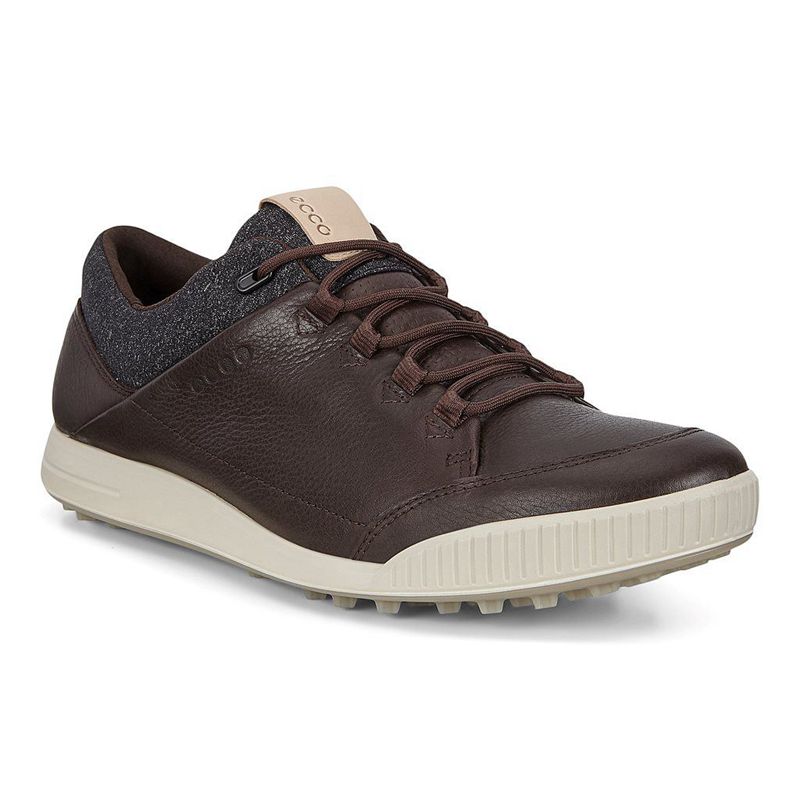 Men Ecco M Golf Street Retro - Golf Shoes Brown - India JHCYIL012